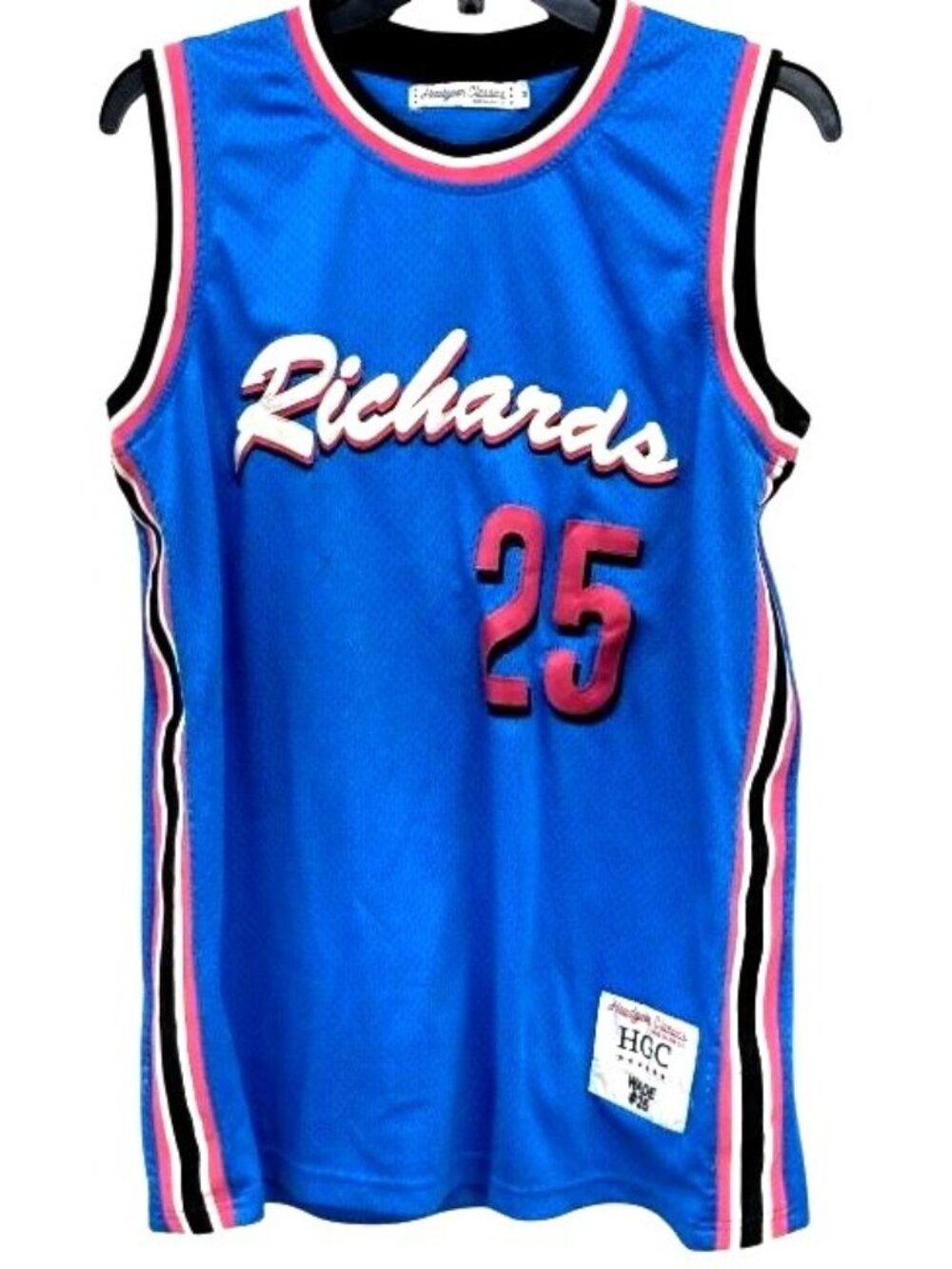 Headgear Classics Wade #25 Blue Basketball Jersey - Size M